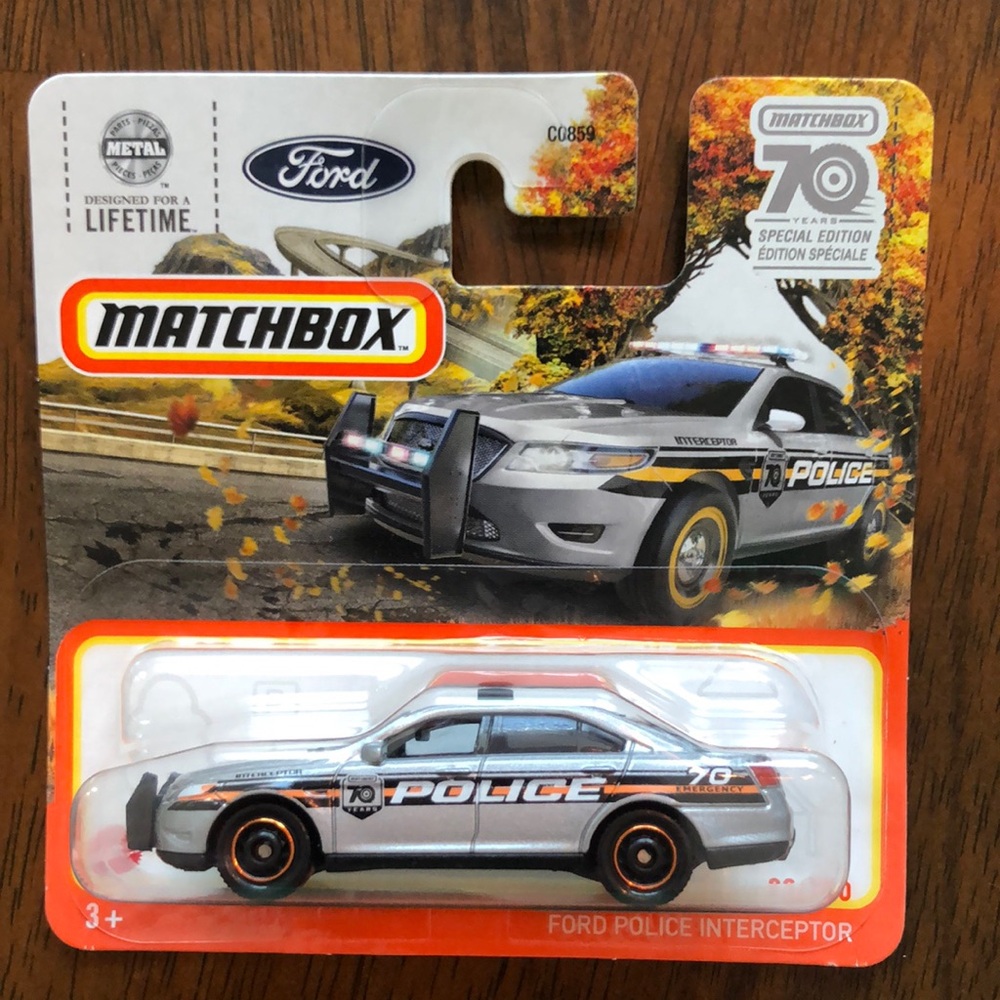Ford Police Interceptor short card 70th Anniversary